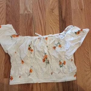 Sunflower crop top